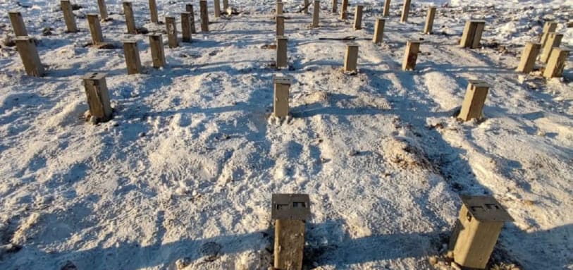 Фундамент на забивных ЖБ сваях