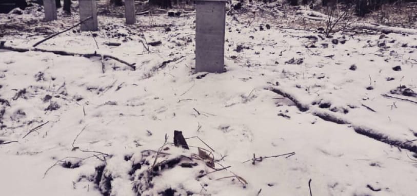 Фундамент на забивных ЖБ сваях